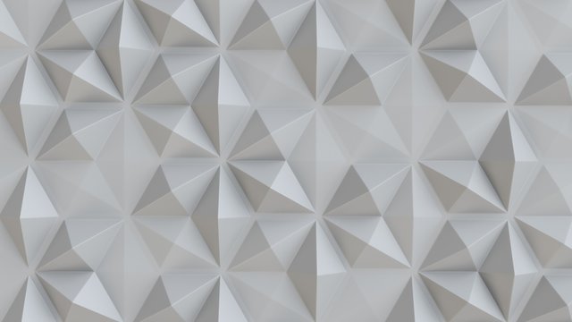 white abstract polygonal 3d background