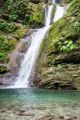 Fototapeta premium pozas y cascadas del jardín surrealista de Xilitla