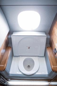 Business jet interior detail 