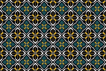 Seamless pattern with abstract geomatric vector, Simple Arabic Style Decoration