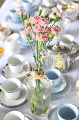 Obraz na płótnie Canvas Cup of tea, High tea, Tea Party, Vintage, Elegant