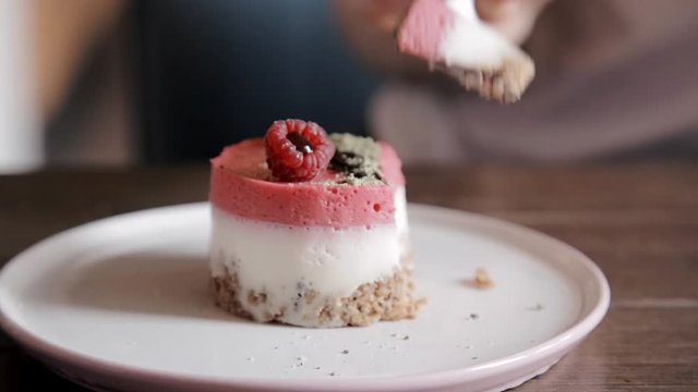 Cooking and eating a delicious dessert