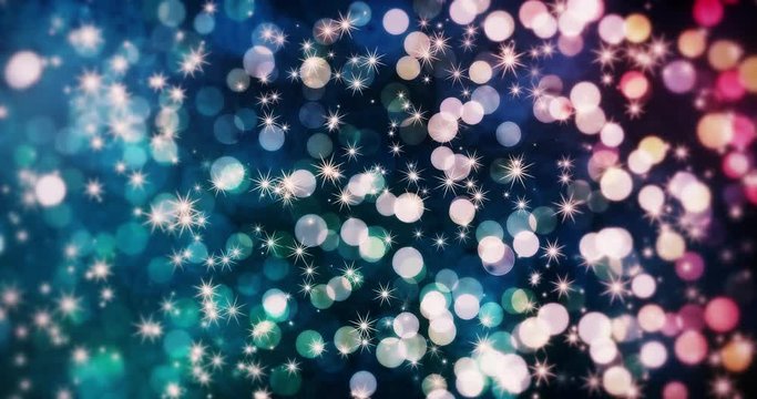 Abstract bokeh background animation loop