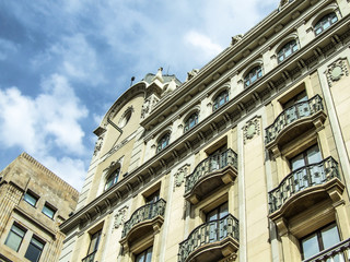 Fototapeta na wymiar barcelona old building