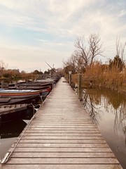 Puerto de Catarroja en la Albufera de Valencia