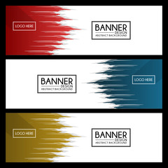 abstract Banner Templates background design vector