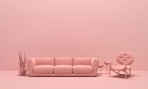 Interior with a light pink furniture Stock Photo by ©JZhuk 148921727