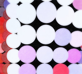 Contemporary abstraction wall art print, modern beautiful pattern background, fashion fantasy style oil painting artwork, volume brush strokes on canvas, colorful artistic print or poster