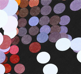 Abstract design pattern in happy bright colors, warm volume brush strokes on canvas, template backdrop for print flyers, banners, advertising production, invitations and cards, web graphic background