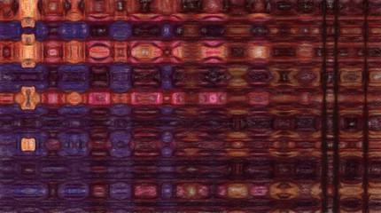 Psychedelic visual art abstract design pattern background, good for decorate banner, flyer, textile and fabric, canvas and paper print, craft hand drawn texture template, surreal form in bright colors