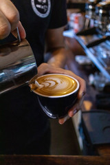 Coffee being poured