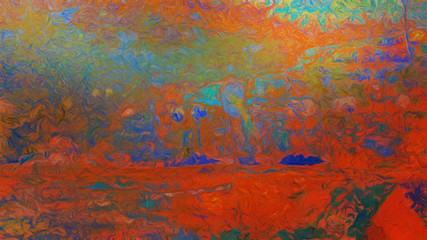 Surreal graphic fractal background. Creative design elements artwork. Digital modern art. Big size print pattern. Multicolored fantasy abstraction. Template for decor unusual production.