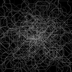 Abstract layered circuits background texture