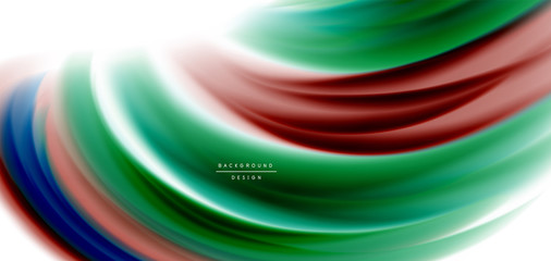 Silk smooth lines on white, liquid fluid color waves. Vector Illustrations For Wallpaper, Banner, Background, Card, Book, Illustration, landing page, cover, placard, poster, banner, flyer, design