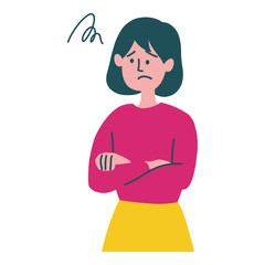 女性　困っている