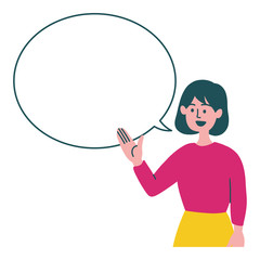 女性　説明　解説