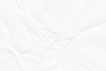 crumpled white paper background close up