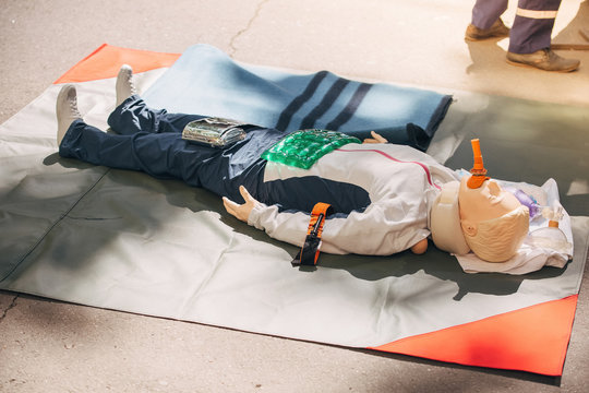 first aid, CPR First Aid Training Concept.