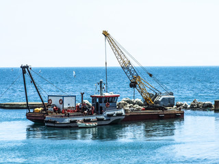 Fototapeta premium ship in port