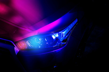 Car headlight system, led technology, spare parts clipping part