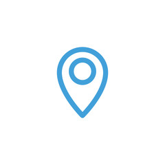 Vector illustration, map pin icon