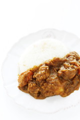 Homemade Japanese pork and vegetable curry