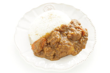 Homemade Japanese pork and vegetable curry