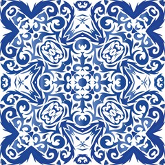 National ornaments in multi colored ceramic tiles.