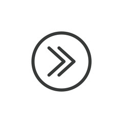 next arrow icon design vector logo template EPS 10