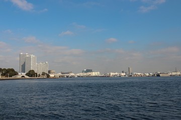 Naklejka premium 横浜港（神奈川県横浜市）