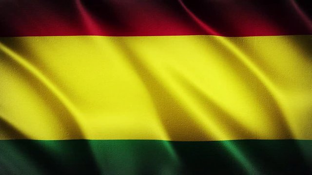 Flag of Bolivia Waving Background