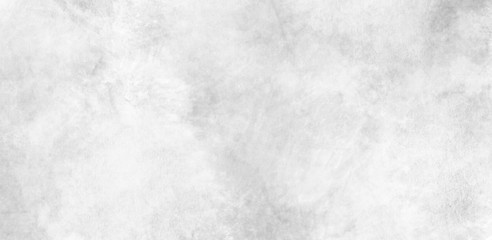 Concrete wall white color for background. Old grunge textures with scratches and cracks. White painted cement wall texture.