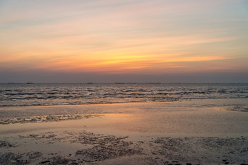 Obraz premium sunset on the beach