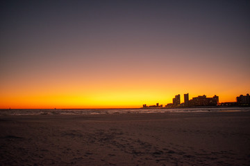 Fototapeta na wymiar Gulf Shores Orange Beach Sunset Sunrise