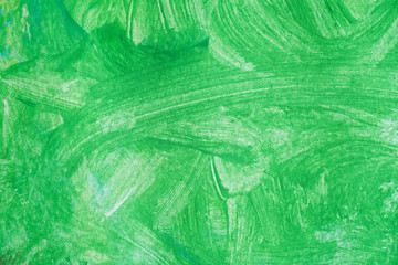 abstract image green watercolor paint on paper background