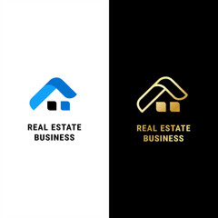 Modern mono line luxury logo template real estate, house, building for business company 