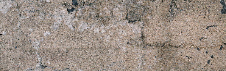 Wall concrete background. Old cement texture cracked, White, Grey vintage wallpaper abstract grunge background