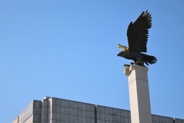 연세대 독수리 조형물