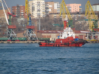 ship in port