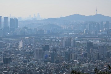 서울 한강변 풍경