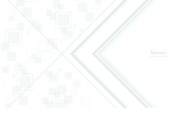 Abstract geometric white and gray color background. Vector, illustration