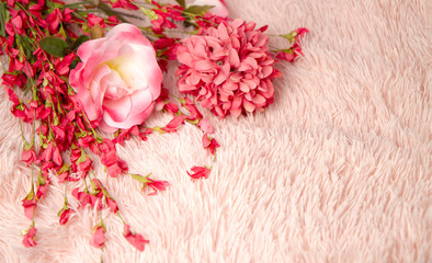 Mothers Day Celebration Pretty Pink Flower Background
