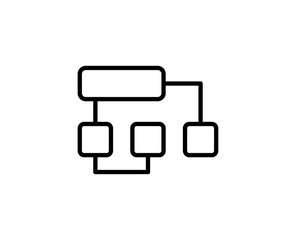 Algorithm line icon