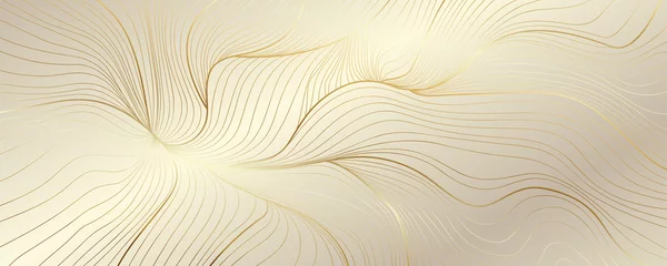 Foto op Plexiglas Luxe gouden behang. Art Deco patroon, VIP-uitnodiging achtergrondstructuur voor print, stof, verpakkingsontwerp, uitnodigen. Vintage vectorillustratie © TWINS DESIGN STUDIO