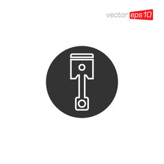 Piston Icon Logo Design Vector
