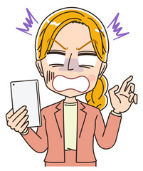 英語 英会話 先生 外国人 金髪 女性 イラスト マンガ