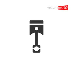 Piston Icon Logo Design Vector