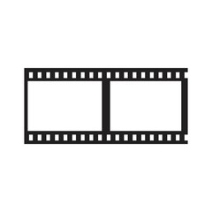 Vector blank cinema film story Icon template black color editable. Vector blank cinema film story Icon symbol Flat vector illustration for graphic and web design.