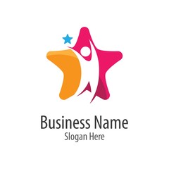 Take a star logo creative vector icon