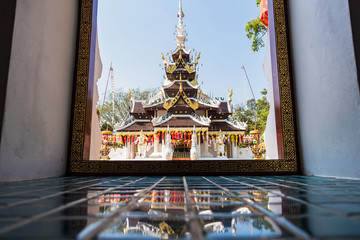 Chiang Mai , Thailand - January, 18, 2020 :Wat Pa Dara Phirom is a 100 years old royal temple in...